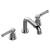 Graff G-11310-LM56B-PC Vintage 5 1/4" Three Hole Widespread Bathroom Sink Faucet with LM56B Lever Handle in Chrome