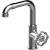 Graff G-11300-C18-PC Vintage 9 1/8" Single Hole Bathroom Sink Faucet with C18 Cross Handle in Chrome