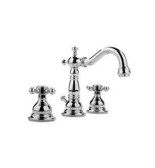 Graff G-2500-C2-PC Canterbury/Nantucket 5 1/8" Double Handle Widespread Bathroom Sink Faucet in Chrome
