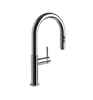 Graff G-4612-LM3-PC Perfeque 9 1/4" Single Handle Deck Mounted Pull-Down Kitchen Faucet in Chrome