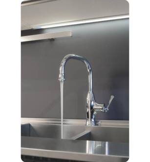Graff G-5834-LM51-PC Bollero 7" Single Handle Deck Mounted Pull-Down Bar/Prep Kitchen Faucet in Chrome