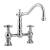 Graff G-4840-C2-PC Canterbury 9 1/4" Double Handle Bridge/Deck Mounted Kitchen Faucet in Chrome