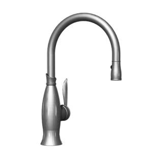 Graff G-4834-LM51-PC Bollero 8 3/4" Single Handle Deck Mounted Pull-Down Kitchen Faucet in Chrome
