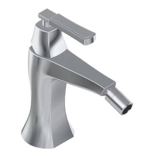 Graff G-6863-LM47-PC Finezza DUE 6 5/8" Single Handle Bidet Faucet with Pop-Up Drain in Chrome