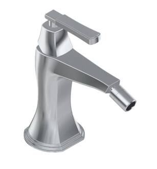 Graff G-6860-LM47-PC Finezza UNO 6 5/8" Single Handle Bidet Faucet Set with Pop-Up Drain in Chrome