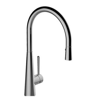 Graff G-5881-LM52-PN Conical 15 1/4" Single Handle Deck Mounted Pull-Down Bar/Prep Kitchen Faucet in Polished Nickel