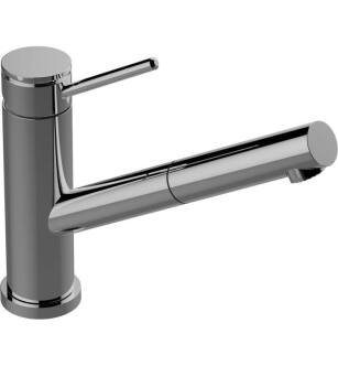 Graff G-5430-LM53-PN M.E. 25 6 3/4" Single Handle Deck Mounted Slim Pull-Out Bar/Prep Kitchen Faucet in Polished Nickel