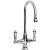 Graff G-5250-LM4-PC Vista 5 1/8" Double Handle Deck Mounted Bar Kitchen Faucet in Chrome