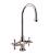 Graff G-5250-C2-PN Vista 5 1/8" Double Handle Deck Mounted Bar Kitchen Faucet in Polished Nickel