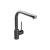 Graff G-4630-LM41K-BK M.E. 25 9 7/8" Single Handle Deck Mounted Slim Arched Pull-Out Kitchen Faucet