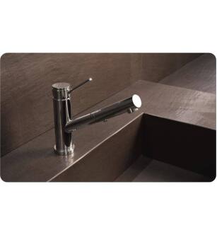 Graff G-4430-LM53-PN M.E. 25 8 1/8" Single Handle Deck Mounted Slim Pull-Out Kitchen Faucet in Polished Nickel