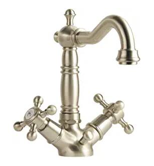 Graff G-5220-C2-PN Pesaro 5 3/4" Double Handle Deck Mounted Bar Kitchen Faucet in Polished Nickel