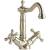 Graff G-5220-C2-PN Pesaro 5 3/4" Double Handle Deck Mounted Bar Kitchen Faucet in Polished Nickel