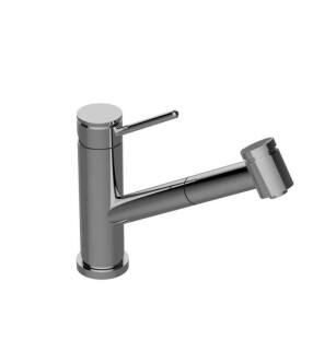 Graff G-4425-LM53-BAU M.E. 25 8 1/4" Single Handle Deck Mounted Pull-Out Kitchen Faucet