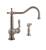 Graff G-4230-LM7-SN Pesaro 9 1/4" Single Handle Deck Mounted Kitchen Faucet with Side Spray in Satin Nickel