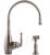 Graff G-4805-SN Duxbury 9 1/8" Single Handle Deck Mounted Kitchen Faucet with Side Spray in Satin Nickel