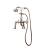 Graff G-3852-C2-PN Canterbury 15" Deck Mounted Exposed Tub Filler with Handshower and Diverter in Polished Nickel