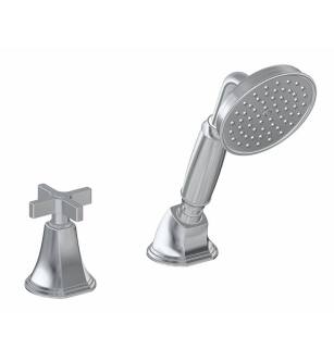 Graff G-6855-C15B-BK Finezza UNO 9 3/4" Contemporary Deck Mounted Handshower and Diverter Set