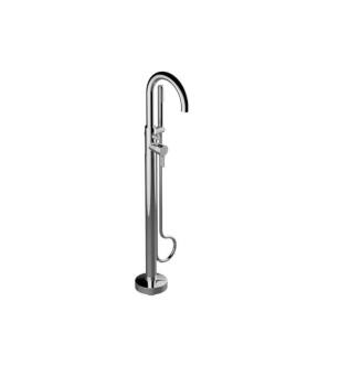 Graff G-1752-LM46N-AU Terra 43 1/2" Floor Mounted Exposed Tub Filler with Handshower and Diverter