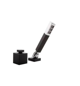 Graff G-3755-BK Solar 8 1/4" Deck Mounted Handshower and Diverter Set in Architectural Black