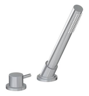 Graff G-6156-LM41B-BK M.E. 25 8 1/2" Contemporary Deck Mounted Handshower and Diverter Set