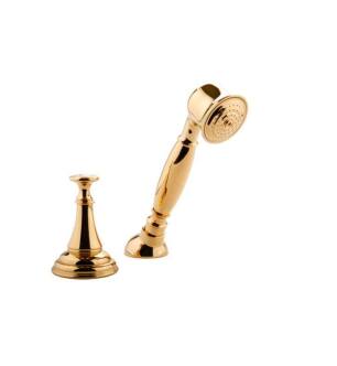 Graff G-2455-AU Lauren 7 1/2" Deck Mounted Handshower and Diverter Set in Gold Plated