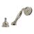 Graff G-3855-PN Canterbury 7 1/2" Contemporary Deck Mounted Handshower and Diverter Set in Polished Nickel