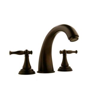 Graff G-2450-LM22-OB Lauren 7 1/2" Double Handle Widespread/Deck Mounted Roman Tub Faucet in Olive Bronze