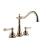 Graff G-2550-LC1-PN Canterbury 7 7/8" Double Handle Widespread/Deck Mounted Roman Tub Faucet in Polished Nickel