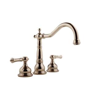 Graff G-2550-LM15-PN Canterbury 7 7/8" Double Handle Widespread/Deck Mounted Roman Tub Faucet in Polished Nickel