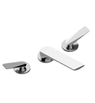 Graff G-6350-LM59B-PC-T Sento 4 1/2" Widespread/Deck Mounted Roman Tub Faucet with LM59B Lever Handle in Chrome - Trim Only