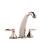 Graff G-1950-LM14B-PN Topaz 7 1/4" Double Handle Widespread/Deck Mounted Roman Tub Faucet in Polished Nickel