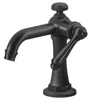 Graff G-6900-LM48-BK Camden 4 3/4" Single Hole Bathroom Sink Faucet in Architectural Black