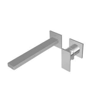 Graff G-11236-LM55W-PC-T Incanto 9 1/4" Single Handle Wall Mount Widespread Bathroom Sink Faucet in Chrome - Trim Only