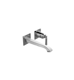 Graff G-6835-LM47W-PC-T Finezza 7 1/2" Single Handle Wall Mount Widespread Bathroom Sink Faucet in Chrome - Trim Only