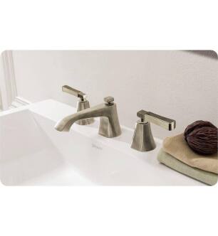 Graff G-6811-LM47B-PN Finezza DUE 5" Double Handle Widespread Bathroom Sink Faucet in Polished Nickel