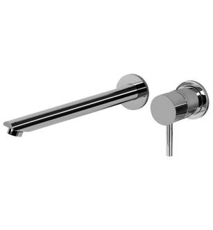 Graff G-6139-LM41W-PC-T M.E. 25 9 1/4" Single Handle Wall Mount Widespread Bathroom Sink Faucet in Chrome - Trim Only