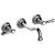 Graff G-2530-LM15-PC Nantucket 7 1/2" Double Handle Wall Mount Widespread Bathroom Sink Faucet in Chrome