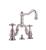 Graff G-3800-C2-SN Canterbury 6 3/8" Double Handle Widespread Bridge Bathroom Sink Faucet in Satin Nickel