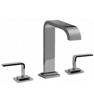 Graff G-2311-LM40-PC Immersion 6 1/2" Double Handle Widespread Bathroom Sink Faucet in Chrome