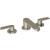 Graff G-6610-LM45B-PN Phase 5 3/8" Double Handle Widespread Bathroom Sink Faucet in Polished Nickel