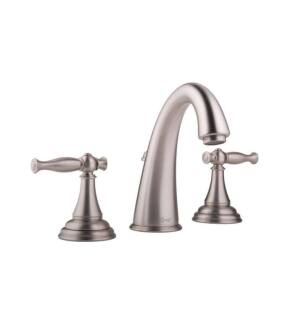 Graff G-2400-LM22-SN Lauren 6 7/8" Double Handle Widespread Bathroom Sink Faucet in Satin Nickel