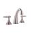 Graff G-2400-LM22-SN Lauren 6 7/8" Double Handle Widespread Bathroom Sink Faucet in Satin Nickel