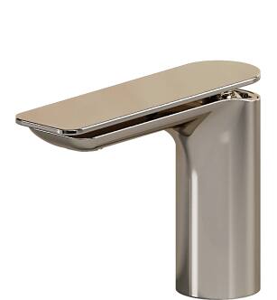 Graff G-6300-LM42-PN Sento 6 1/2" Single Hole Bathroom Sink Faucet in Polished Nickel