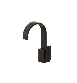 Graff G-1800-LM36-MBK Sade 6" Single Hole Bathroom Sink Faucet in Matte Architectural Black