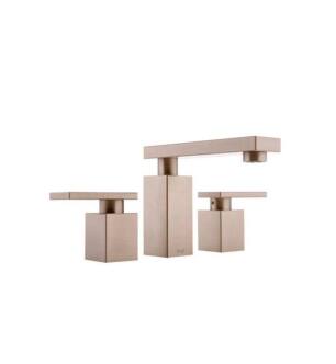 Graff G-3710-LM31L-SN Solar 5 1/2" Double Handle Widespread Bathroom Sink Faucet in Satin Nickel