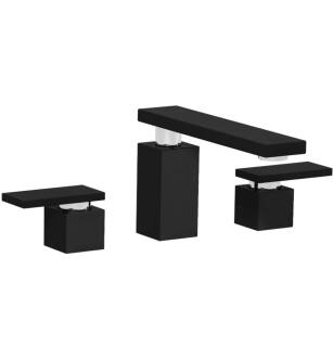 Graff G-3710-LM31L-MBK Solar 5 1/2" Double Handle Widespread Bathroom Sink Faucet in Matte Architectural Black