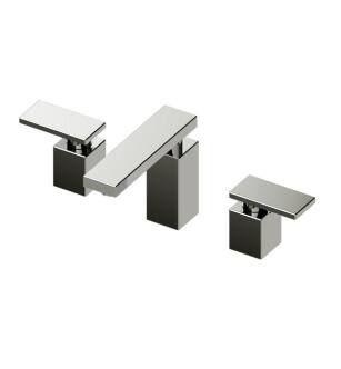 Graff G-3710-LM31L-PN Solar 5 1/2" Double Handle Widespread Bathroom Sink Faucet in Polished Nickel