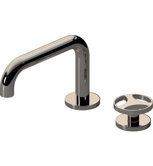 Graff G-11420-C19B-PN Harley 4 1/2" Two Hole Widespread Bathroom Sink Faucet with C19B Wheel Handle in Polished Nickel