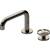 Graff G-11420-C19B-PN Harley 4 1/2" Two Hole Widespread Bathroom Sink Faucet with C19B Wheel Handle in Polished Nickel